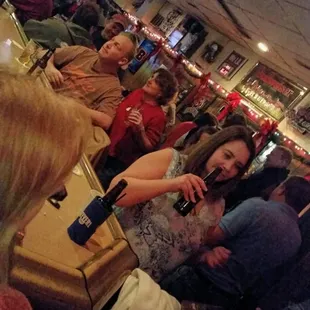 Full house, customer appreciation party. 12/20/14