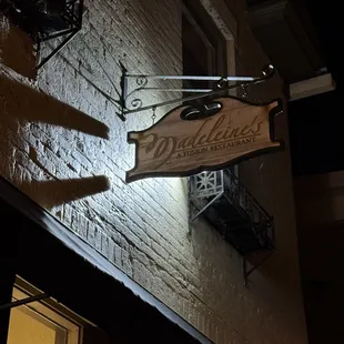 outside