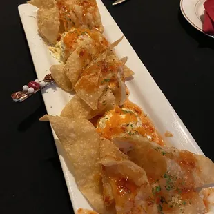 Deconstructed Crab Rangoon
