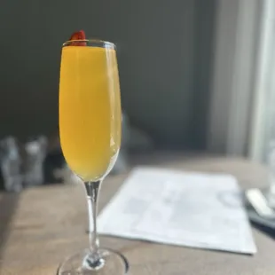 peach Bellini for the gods honey!