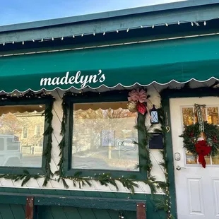 the front of the store