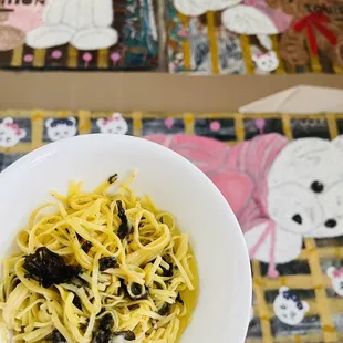 Tagliolini al Tartufo in the Art Studio