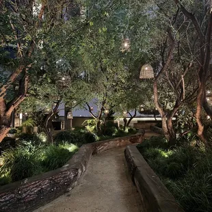 near the entrance toward the outdoor seating