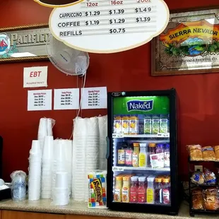 a sign for the store