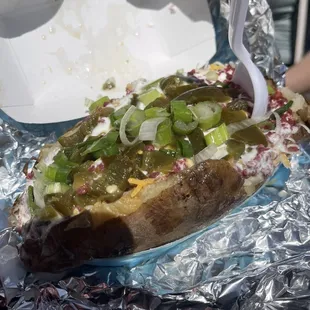 Loaded baked potato