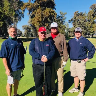 Team Sniesen.... chasing the silly white ball