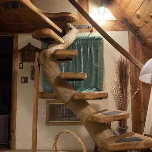 Hand-crafted stairs