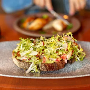 Lobster &amp; Avocado Tartine "Sandwich" $42 "sourdough, brokaw avocado"