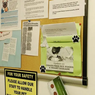 Helpful information posted in Green Room