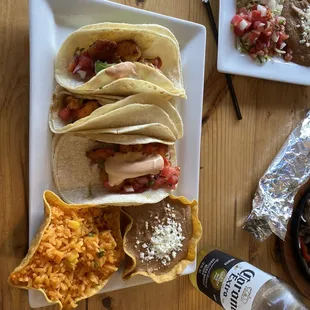 Shrimp tacos