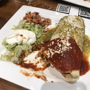 Burrito Isla with chicken