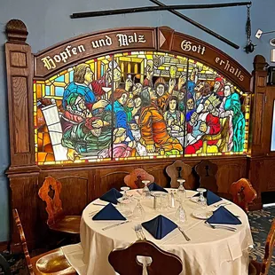 Beautiful glasswork here.