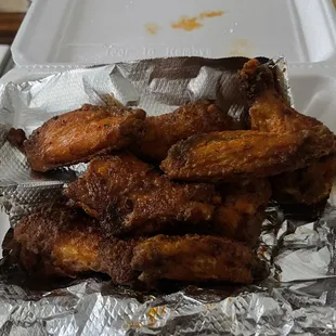 Proof!  Wings were huge and delicious!