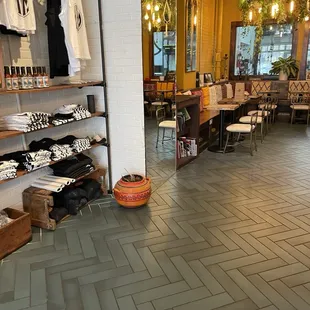 interior, sushi and sashimi