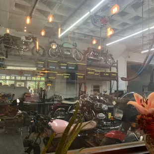 interior, sushi and sashimi