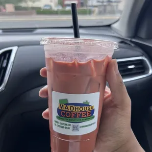 Iced Red Velvet Latte