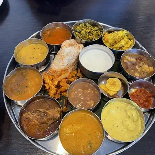 Non-Vegetarian Special Thaali - Weekend Lunch only
