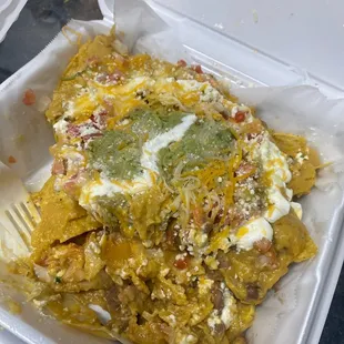 Loaded chicken nacho