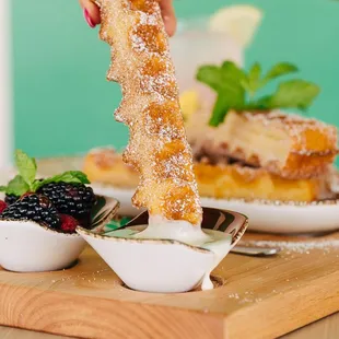 The famous Waffle Churro Sticks