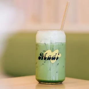 Strawberry Matcha Latte