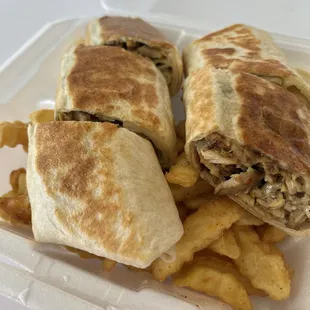 Chicken shawerma combo