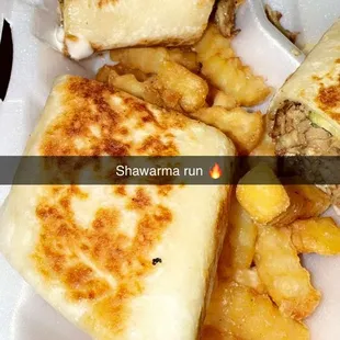 Chicken shawarma combo