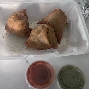 1. Vegetable Samosa