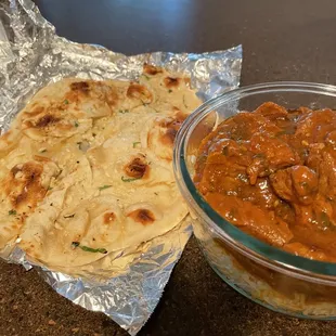 32. Goat Curry 80. Garlic Naan Both simply amazing!!!!