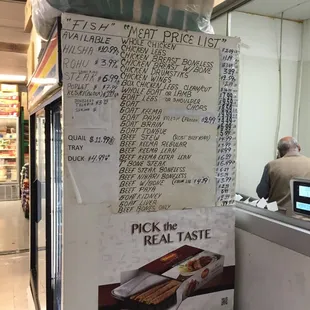 Butcher Menu 1/23/15