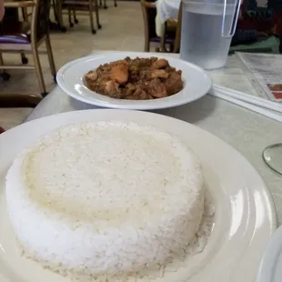 Look at all that rice!