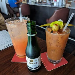 Loaded Mimosa for $12.50 &amp; Bloody Mary for $8.50.