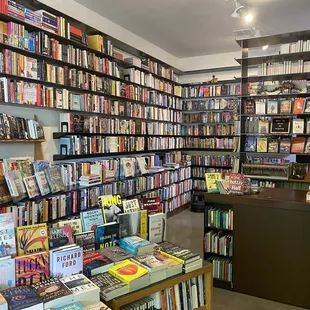 Pic from doorway. More books on back wall around the corner.