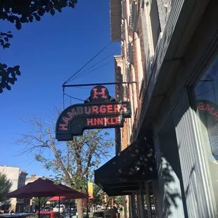 We always start with a breakfast from Hinkle's, which is a greasy spoon diner with a past and an institution in Madison.