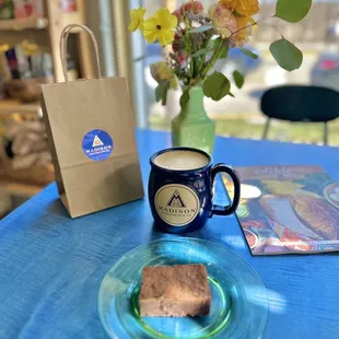 The ghost pepper latte with the chocolate brownie go together perfectly!