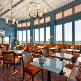 a view of the dining room