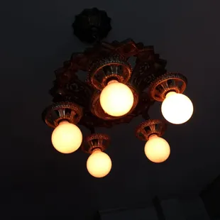 Chandelier at Gib's