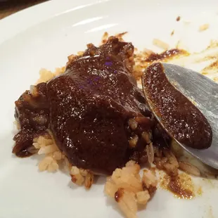 I could take a bath in the mole at El Sabor