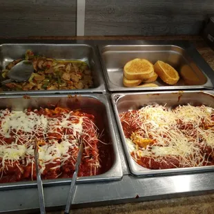 Taste of Italy buffet Tuesday night 4-8 pm