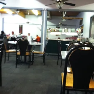 interior, sushi and sashimi