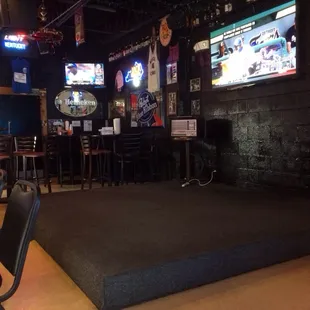 Live music stage