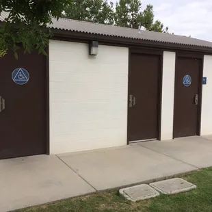 Restrooms are individual