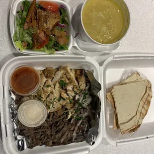 Combo Shawarma Plate Dinner