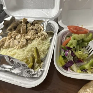 Chicken Shawarma Plate lunch