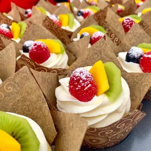 Fruit cupcakes