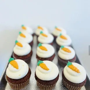 Carrot Cupcakes with Cream Cheese Frosting