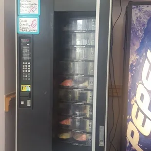 Cake in vending machine