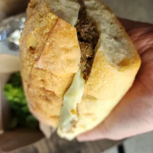 Italian beef sandwich