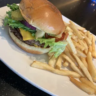 Pleasantly surprised with the double burger  I'd get it again