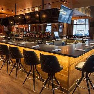 interior, sushi and sashimi