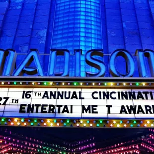 the marquee of the marquee